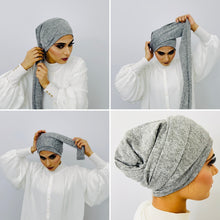 TurbanTube20 - woven grey