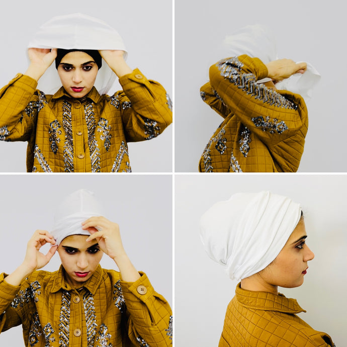 EasyTurban19 in brillaint white