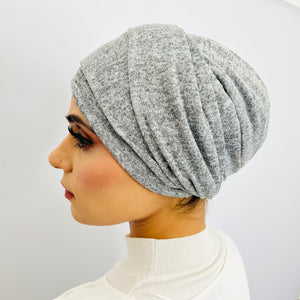 TurbanTube20 - woven grey