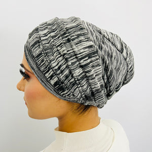 TurbanTube20 - woven grey matrix