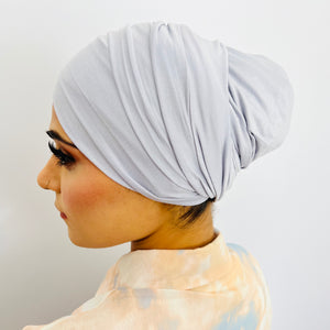 TurbanTube20 - silver blue - extra long