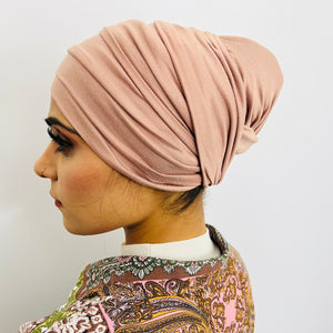 TurbanTube20 - peach pink - extra long