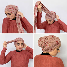 TurbanTube20 - dusky lily  print
