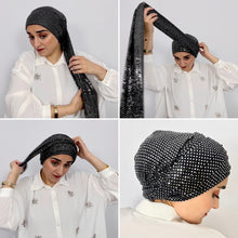 TurbanTube20 - magpie sparkle