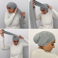TurbanTube20 - light grey marle