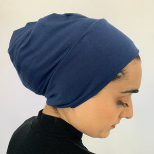 BeanieTurban18 in navy